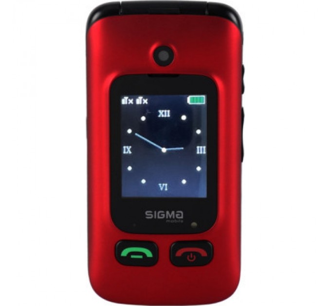 Sigma Мобільний телефон Sigma Comfort 50 Shell Duo Type-C Red Black (4827798212516)