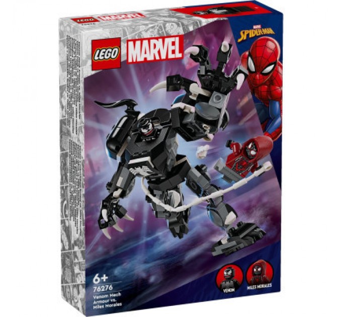 LEGO Конструктор LEGO Super Heroes Робот Венома vs. Майлз Моралез 134 деталей (76276)