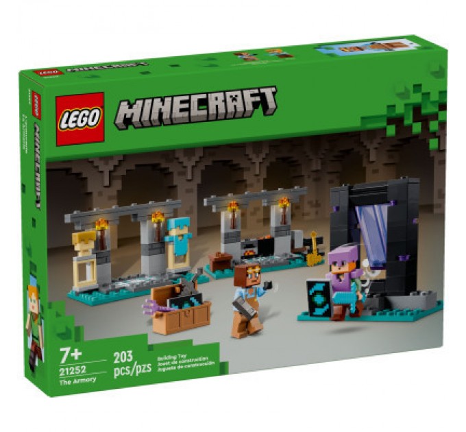 LEGO Конструктор LEGO Minecraft Зброярня 203 деталей (21252)