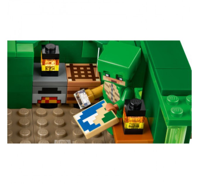 LEGO Конструктор LEGO Minecraft Пляжний будинок у формі черепахи 234 деталей (21254)