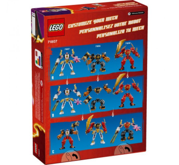 LEGO Конструктор LEGO NINJAGO Робот технічної стихії Сори 209 деталей (71807)