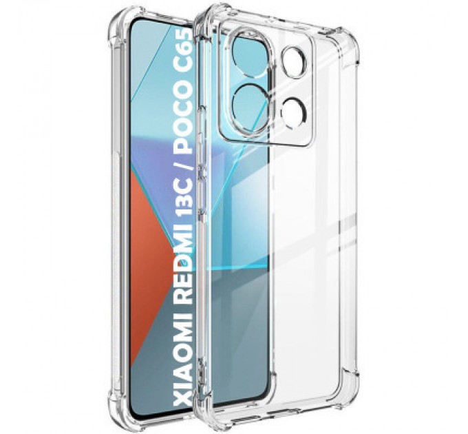 Чохол до мобільного телефона BeCover Anti-Shock Xiaomi Redmi 13C / Poco C65 Clear (710476)