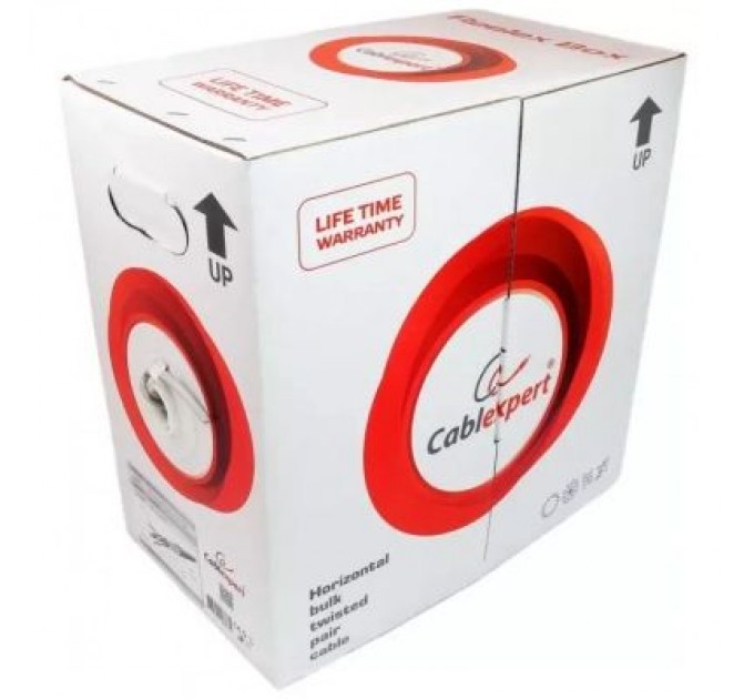 Cablexpert Кабель мережевий Cablexpert FTP 305м, cat.5e, 4 пари, 0,48 мм, багатожильний, CU (FPC-5004E)