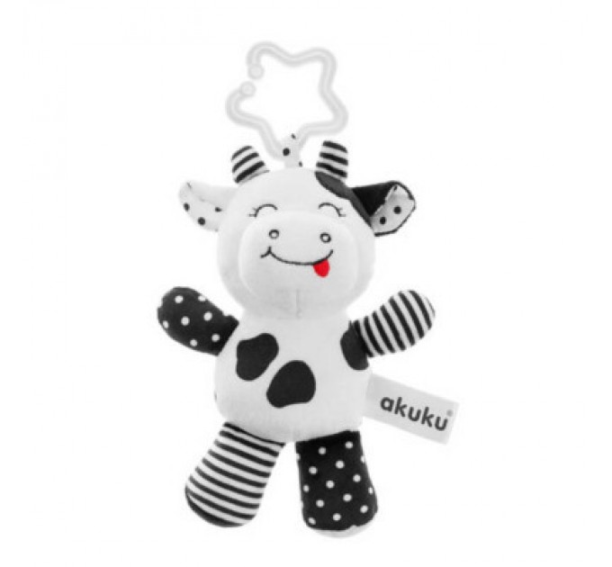 Akuku Іграшка на коляску Akuku Корова Чорно-біла (A0471)