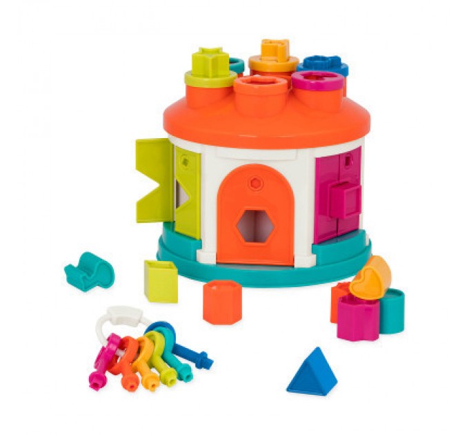 Розвиваюча іграшка Battat Lite сортер Розумний будиночок 12 форм (BT4580Z)