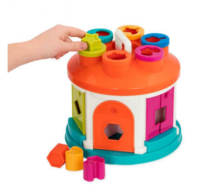 Розвиваюча іграшка Battat Lite сортер Розумний будиночок 12 форм (BT4580Z)
