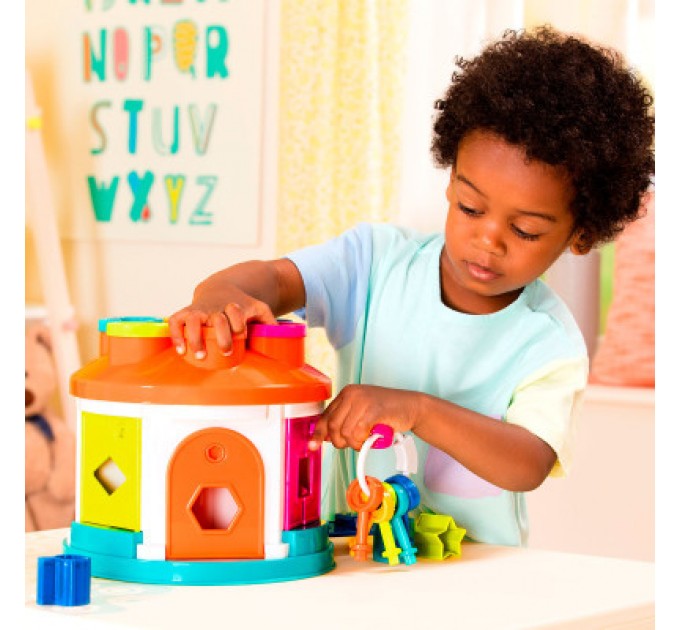 Розвиваюча іграшка Battat Lite сортер Розумний будиночок 12 форм (BT4580Z)