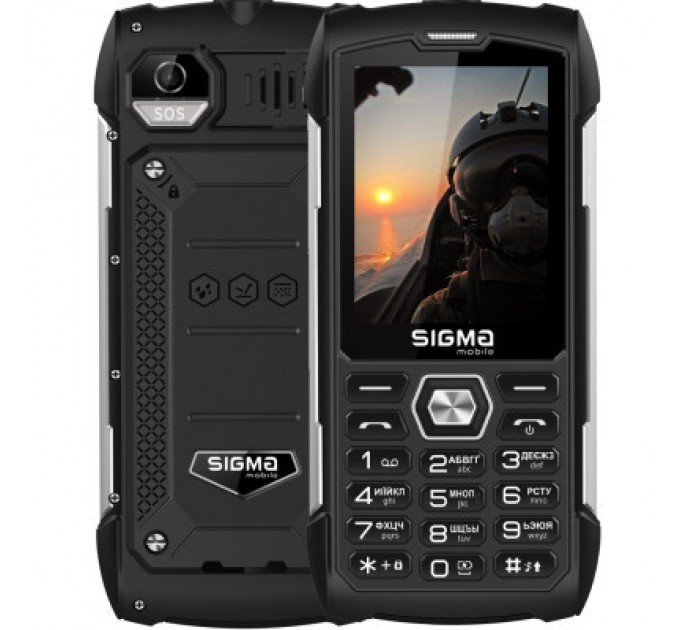 Sigma Мобільний телефон Sigma X-treme PK68 Black (4827798466711)