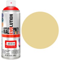 Фарба-аерозоль Pintyplus на водній основі Evolution Ral 1001 Бежева 400 мл (8429576223804)