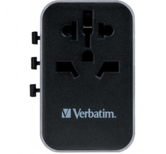 Verbatim Зарядний пристрій Verbatim UTA-04 PD61W (3xUSB-A/2xUSB-C) (49546)
