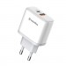 Зарядний пристрій ColorWay Power Delivery Port PPS USB (Type-C PD+ USB QC3.0) (45W) white (CW-CHS042PD-WT)