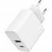 Gembird Зарядний пристрій Gembird USB-A + Type-C (PD20W + QC3.0 18W) white (TA-UC-PDQC20-01-W)