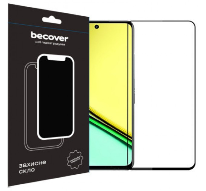 BeCover Скло захисне BeCover Realme C67 Black (710633)