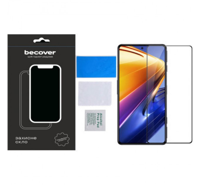 BeCover Скло захисне BeCover Tecno Spark 20 (KJ5n) Black (710626)