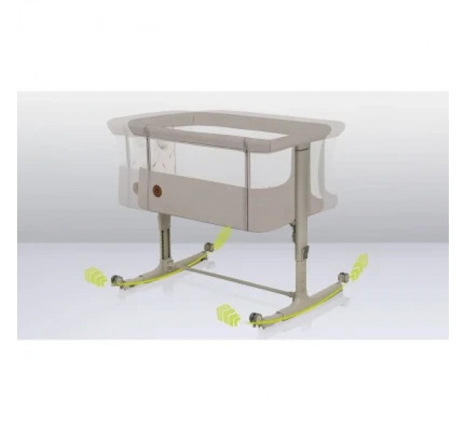 Lionelo Ліжечко Lionelo приставне Aurora Beige Sand (LO-AURORA BEIGE SAND)