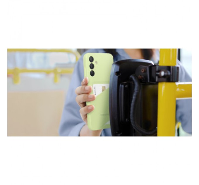 Samsung Чохол до мобільного телефона Samsung Galaxy A15 (A156) Card Slot Case Lime (EF-OA156TMEGWW)