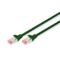 Digitus Патч-корд 0.5м, CAT 6 S-FTP, AWG 27/7, LSZH, green Digitus (DK-1644-005/G)