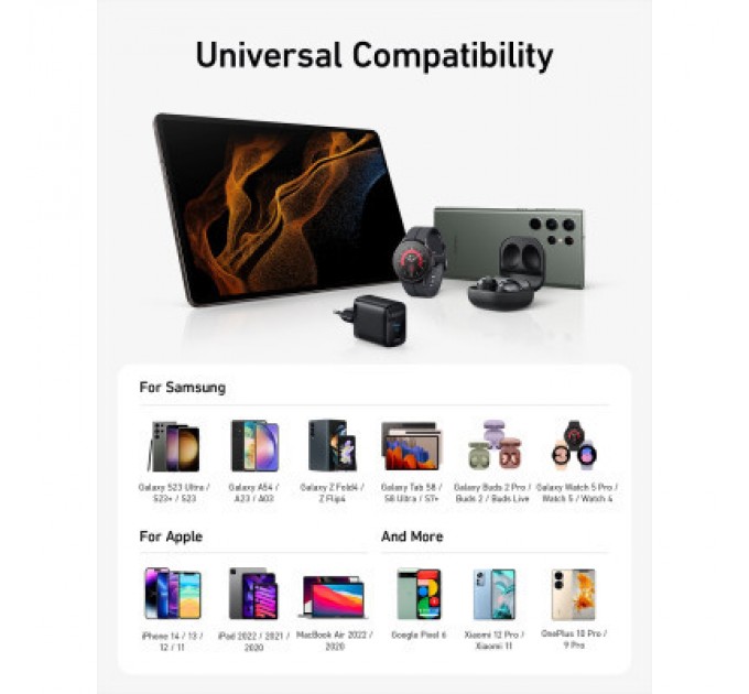 Anker Зарядний пристрій Anker PowerPort 313 - 45W PD + PPS USB-C Black (A2643G11)