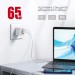 Intaleo Зарядний пристрій Intaleo 65W GAN 2USB-C PD+USB-A QC 3.0 white (1283126559525)
