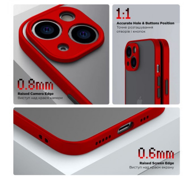 Armorstandart Чохол до мобільного телефона Armorstandart Frosted Matte Samsung A25 5G (A256) Red (ARM69693)