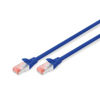 Патч-корд 0.5м, CAT 6 S-FTP, AWG 27/7, LSZH, blue Digitus (DK-1644-005/B)