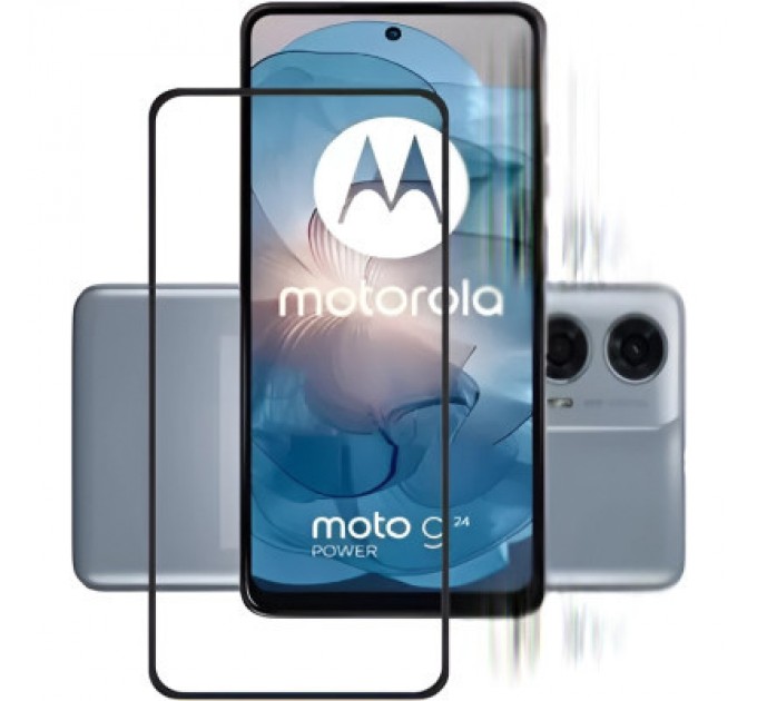 BeCover Скло захисне BeCover Motorola Moto G24/G24 Power Black (710716)
