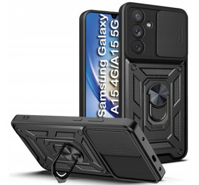 BeCover Чохол до мобільного телефона BeCover Military Samsung Galaxy A15 4G SM-A155/A15 5G SM-A156 Black (710749)