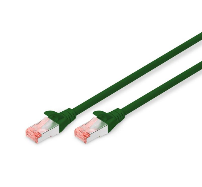 Digitus Патч-корд 1м, CAT 6 S-FTP, AWG 27/7, LSZH, green Digitus (DK-1644-010/G)