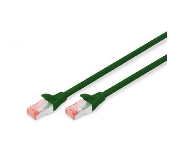 Digitus Патч-корд 1м, CAT 6 S-FTP, AWG 27/7, LSZH, green Digitus (DK-1644-010/G)