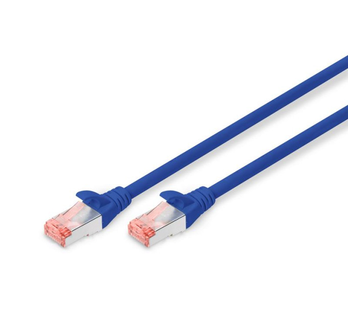 Digitus Патч-корд 1м, CAT 6 S-FTP, AWG 27/7, LSZH, blue Digitus (DK-1644-010/B)