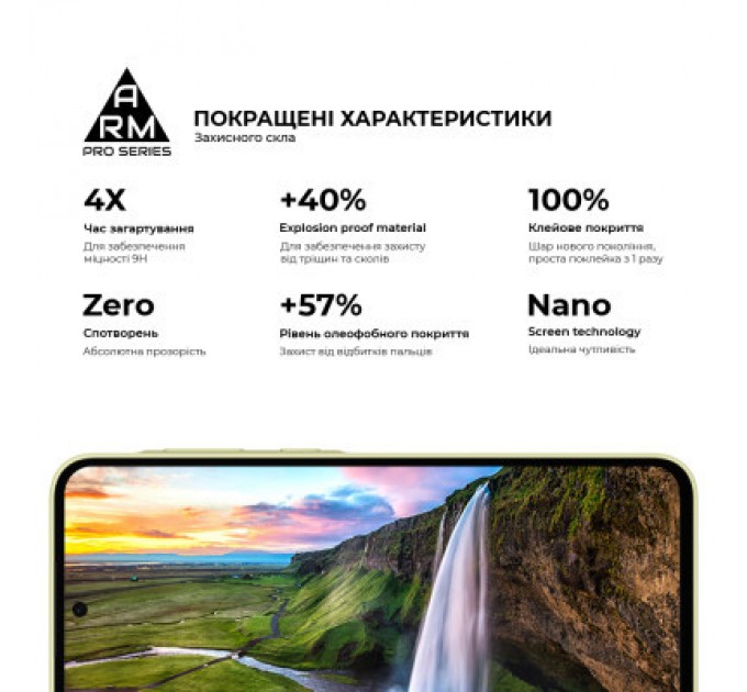 Armorstandart Скло захисне Armorstandart Pro Samsung A35 5G (A356) Black (ARM74347)