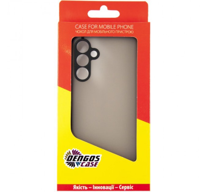 Dengos Чохол до мобільного телефона Dengos Matte Samsung Galaxy A25 5G (black) (DG-TPU-MATT-139)