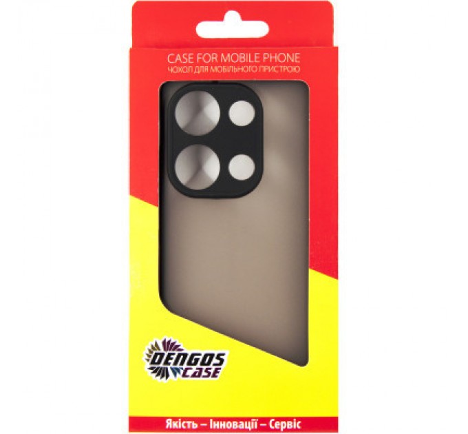 Dengos Чохол до мобільного телефона Dengos Matte Xiaomi Redmi Note 13 Pro 4G (black) (DG-TPU-MATT-141)