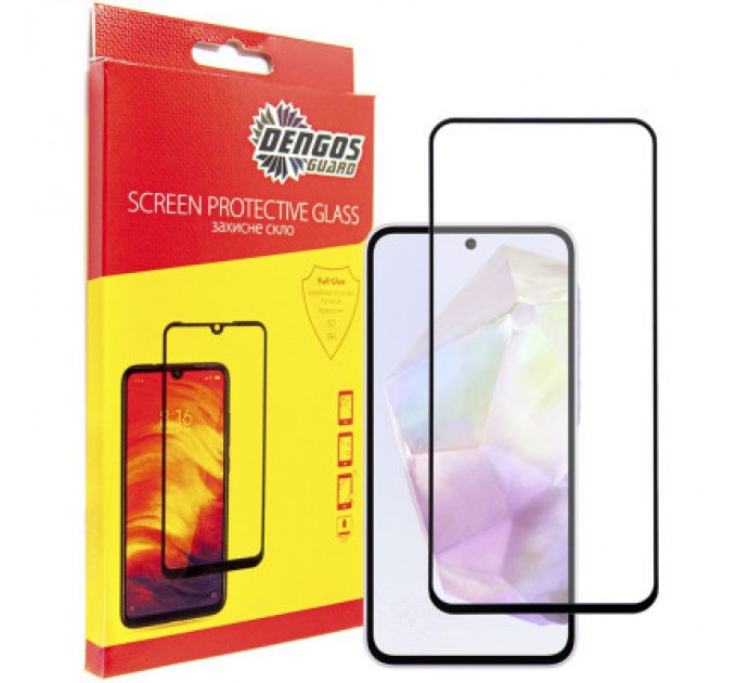 Dengos Скло захисне Dengos Full Glue Samsung Galaxy A35 5G (black) (TGFG-344)