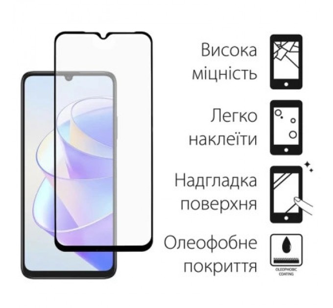 Dengos Чохол до мобільного телефона Dengos Kit for Honor x7a case + glass (Black) (DG-KM-55)