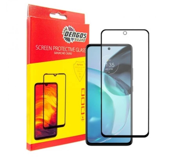Чохол до мобільного телефона Dengos Kit for Motorola G72 case + glass (Black) (DG-KM-51)