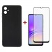 Dengos Чохол до мобільного телефона Dengos Kit for Samsung Galaxy A05 (A055) case + glass (Black) (DG-KM-07)