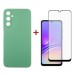 Dengos Чохол до мобільного телефона Dengos Kit for Samsung Galaxy A05s (A057) case + glass (Mint) (DG-KM-10)
