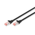 Digitus Патч-корд 3м, CAT 6 S-FTP, AWG 27/7, LSZH, black Digitus (DK-1644-030/BL)