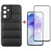 Dengos Чохол до мобільного телефона Dengos Kit for Samsung Galaxy A55 5G case + glass (Black) (DG-KM-57)