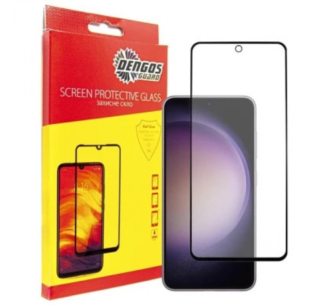 Dengos Чохол до мобільного телефона Dengos Kit for Samsung Galaxy S23 FE case + glass (Purple) (DG-KM-12)