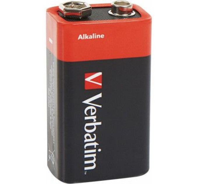 Verbatim Батарейка Verbatim Крона Alcaline 9V * 1 (49924)