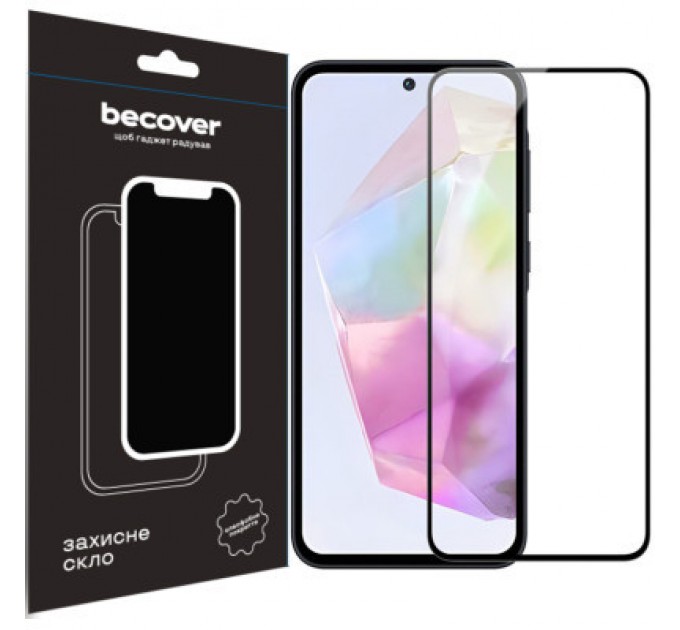 BeCover Скло захисне BeCover Samsung Galaxy A35 5G SM-A356 Black (711071)
