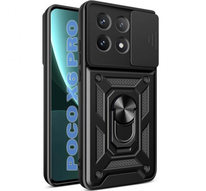 BeCover Чохол до мобільного телефона BeCover Military Poco X6 Pro Black (711157)