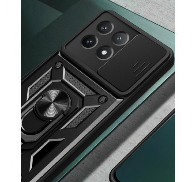 BeCover Чохол до мобільного телефона BeCover Military Poco X6 Pro Black (711157)