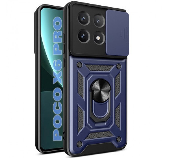 BeCover Чохол до мобільного телефона BeCover Military Poco X6 Pro Blue (711158)