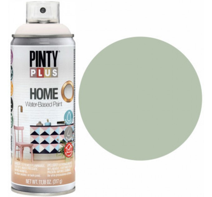 Pintyplus Фарба-аерозоль Pintyplus на водній основі HOME, Зелений вінтажний, 400 мл (8429576268201)