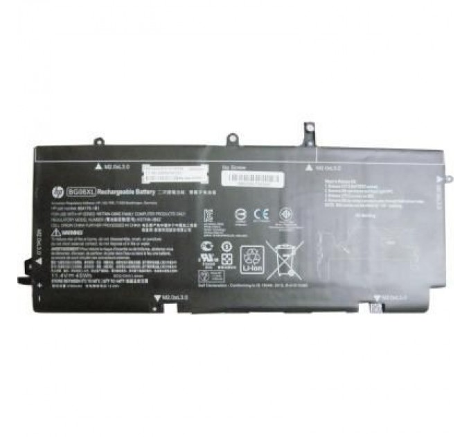 HP Акумулятор до ноутбука HP EliteBook Folio 1040 G3 BG06XL 45Wh (3780mAh) 6cell 11.4V Li (A47140)