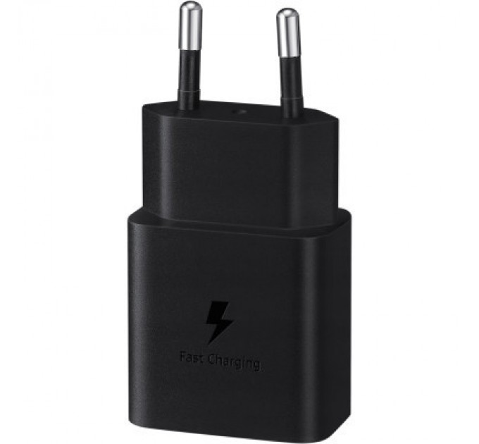 Samsung Зарядний пристрій Samsung USB-С 15W Black + Cable USB-C 1m (EP-T1510XBEGEU)