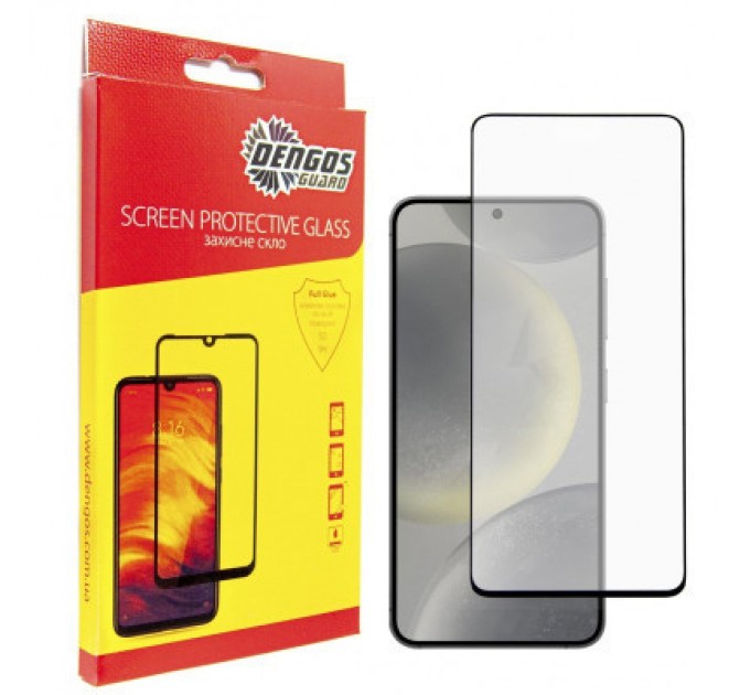 Dengos Скло захисне Dengos Full Glue Samsung Galaxy S24 (black) (TGFG-351)